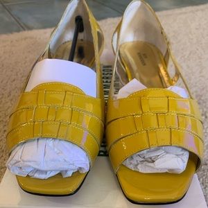 Ros Hommerson Patent leather sandals. Size 9.5 W